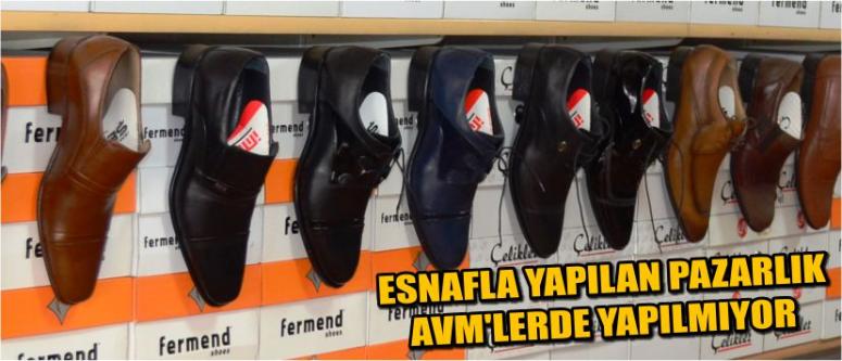 Esnafla Yapılan Pazarlık Avm’lerde Yapılmıyor