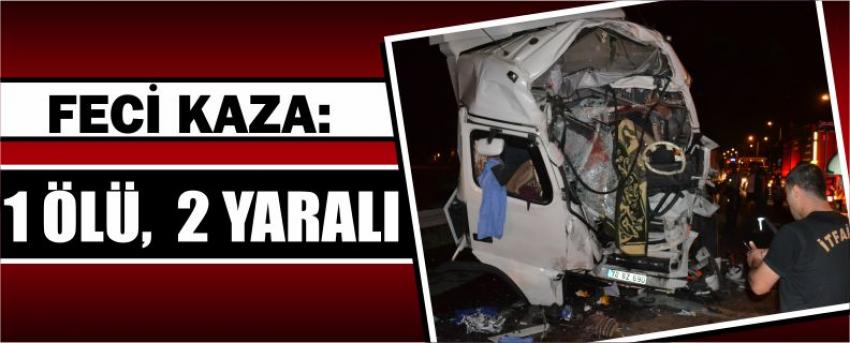 Feci Kaza: 1 Ölü, 2 Yaralı