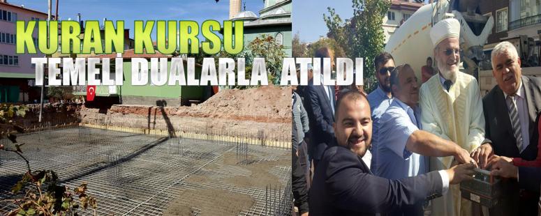 Kur’an Kursu Temeli Dualarla Atıldı