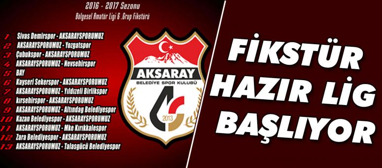 Fikstür Hazır Lig Başlıyor