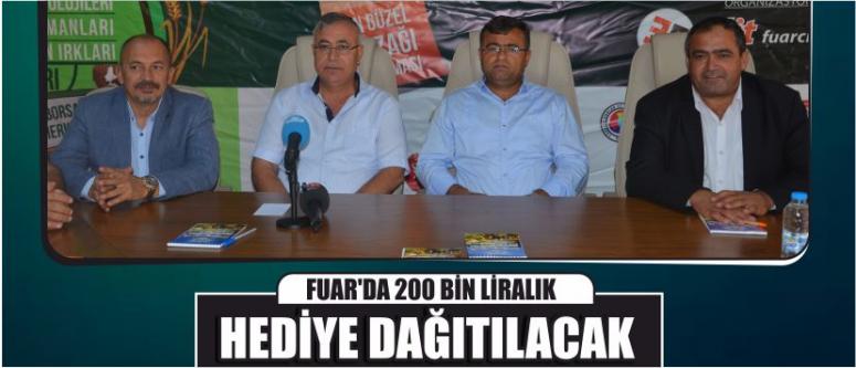 Fuar’da 200 Bin Liralık Hediye Dağıtılacak