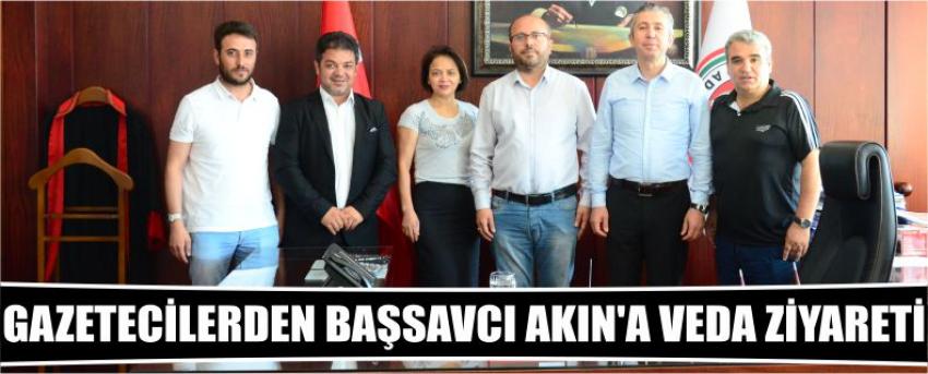 Gazetecilerden Başsavcı Akın’a Veda Ziyareti
