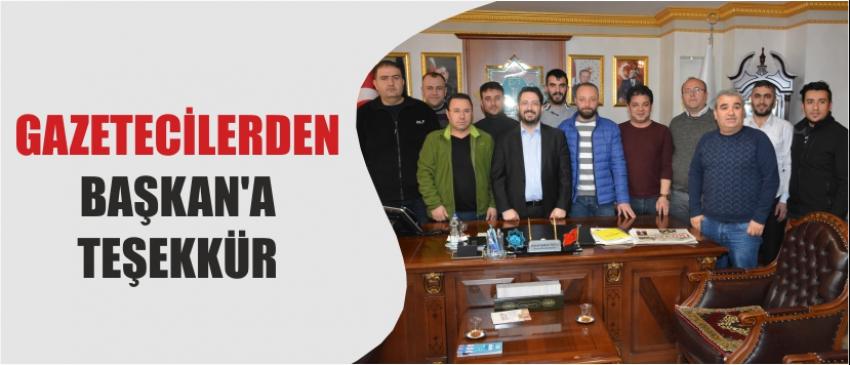 Gazetecilerden Başkan’a Teşekkür