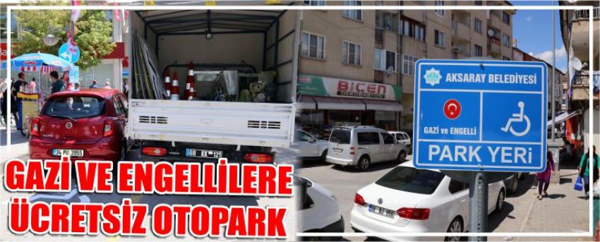 Gazi Ve Engellilere Ücretsiz Otopark