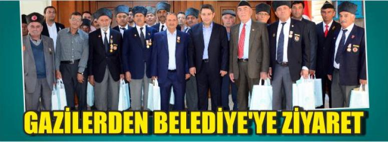 Gazilerden Belediye’ye Ziyaret