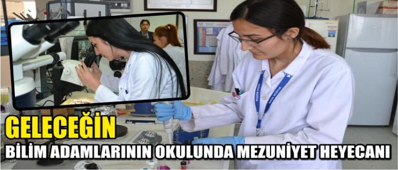 Geleceğin Bilim Adamlarının Okulunda Mezuniyet Heyecanı