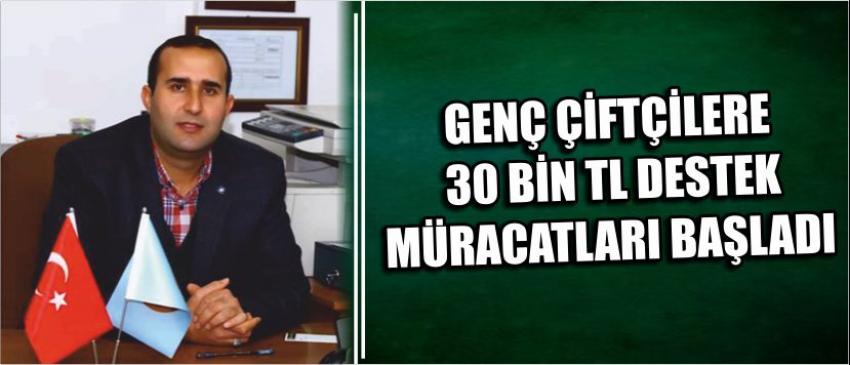 Genç Çiftçilere 30 Bin Tl Destek Müracatları Başladı