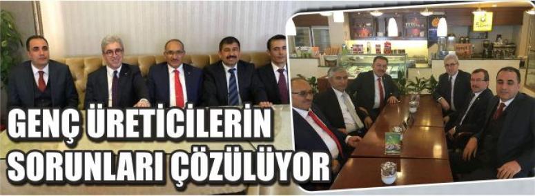 Genç Üreticilerin Sorunları Çözülüyor