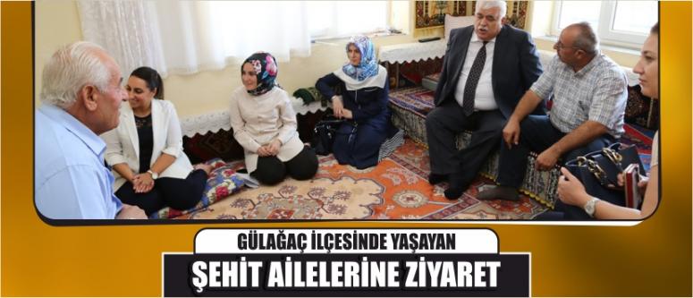  Gülağaç İlçesinde Yaşayan Şehit Ailelerine Ziyaret