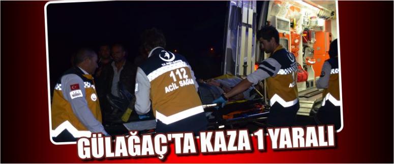 Gülağaç’ta Kaza 1 Yaralı