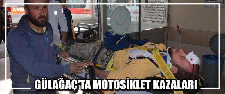 Gülağaç’ta Motosiklet Kazaları