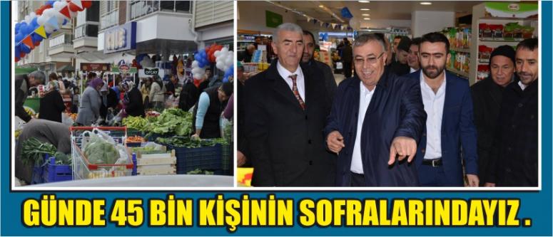 Günde 45 bin kişinin sofralarındayız .