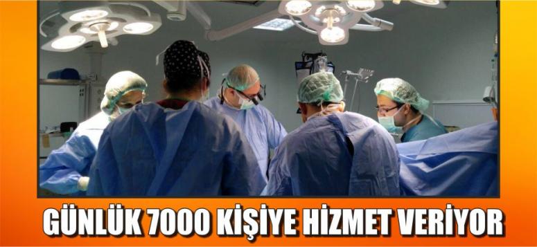 Günlük 7000 Kişiye Hizmet Veriyor