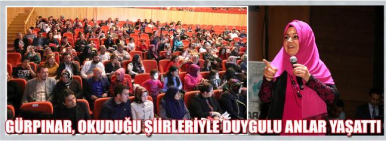 Gürpınar, Okuduğu Şiirleriyle Duygulu Anlar Yaşattı