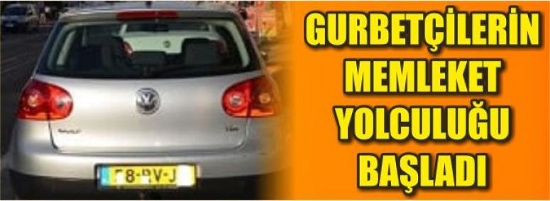 gurbetçilerin memleket yolculuğu başladı 