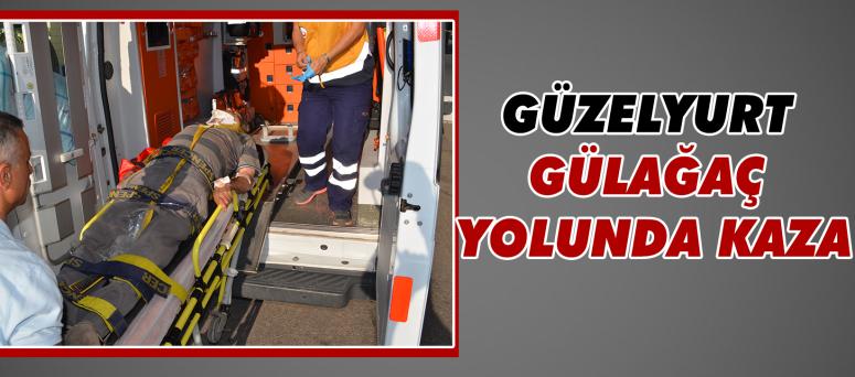 Güzelyurt Gülağaç Yolunda Kaza