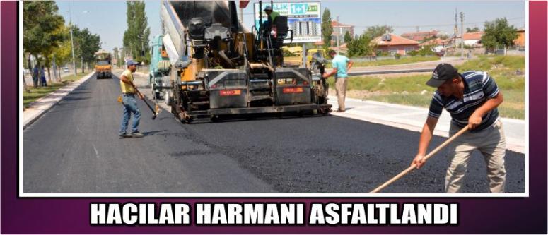 Hacılar Harmanı Asfaltlandı