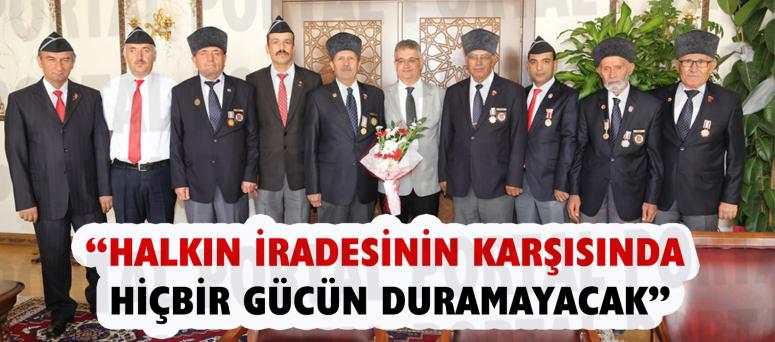“Halkın iradesinin karşısında hiçbir gücün duramayacak”
