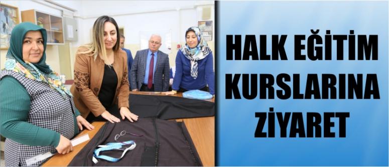 Halk Eğitim Kurslarına Ziyaret