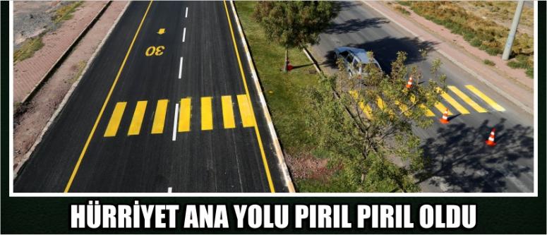 Hürriyet Ana Yolu Pırıl Pırıl Oldu