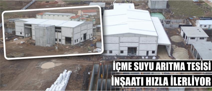 İçme Suyu Arıtma Tesisi İnşaatı Hızla İlerliyor