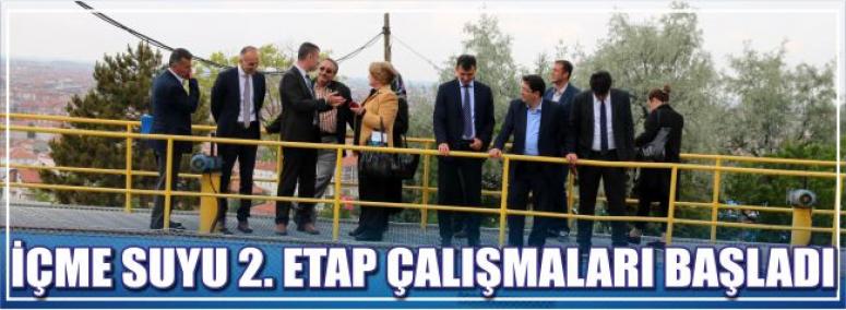 İçme suyu 2. Etap çalışmaları başladı