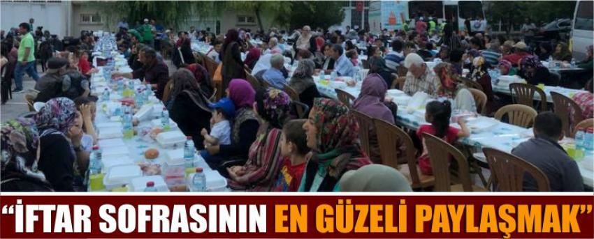 “İftar Sofrasının En Güzeli Paylaşmak”
