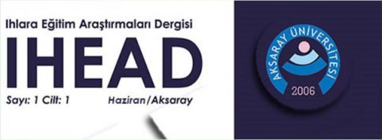 Ihlara Eğitim Araştırmaları Dergisi Yayın Hayatına Başladı 