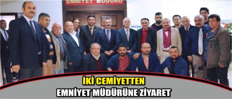 Gazeteciler Emniyet Müdürü Ali Karabağ’ı ziyaret etti