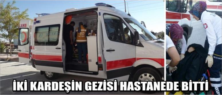 İki Kardeşin Gezisi Hastanede Bitti