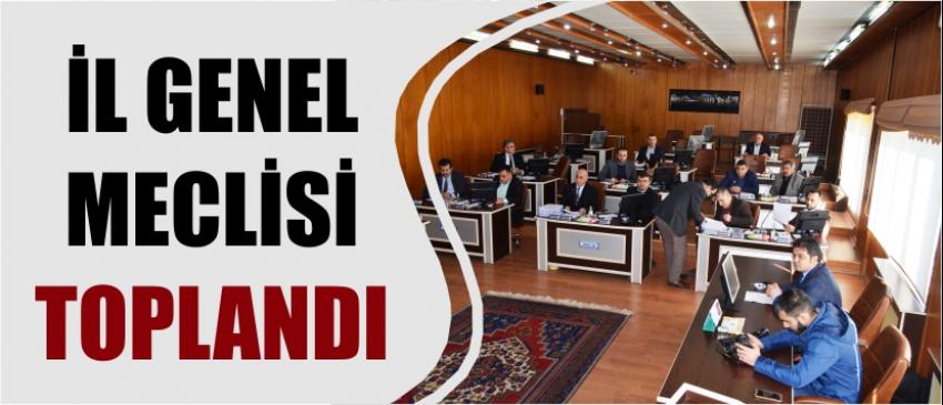 İl Genel Meclisi Toplandı