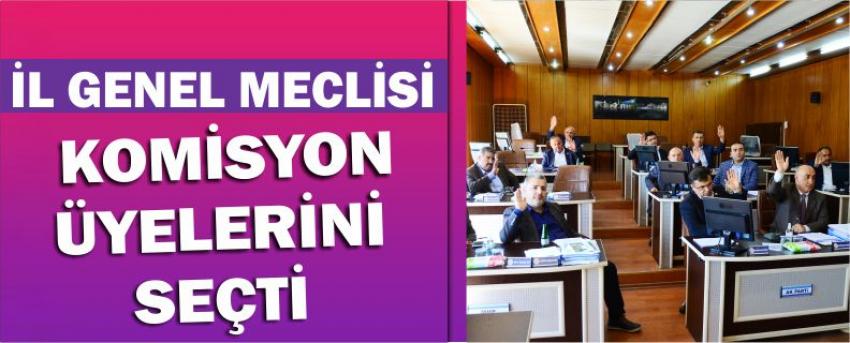  İl Genel Meclisi Komisyon Üyelerini Seçti