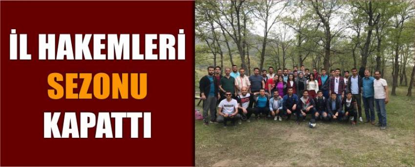 İl Hakemleri Sezonu Kapattı