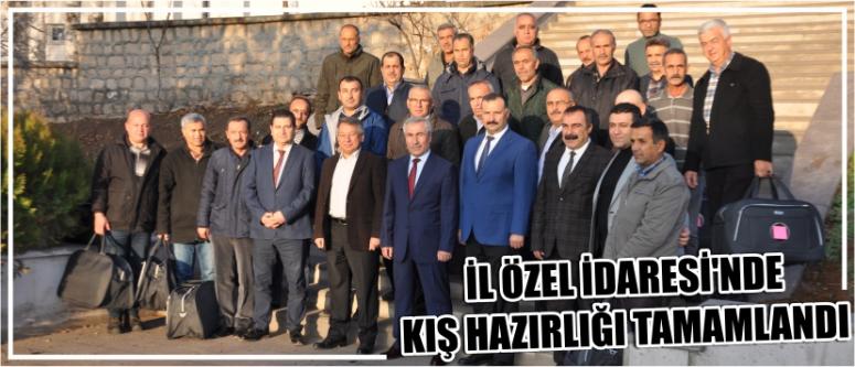 İl Özel İdaresi’nde Kış Hazırlığı Tamamlandı