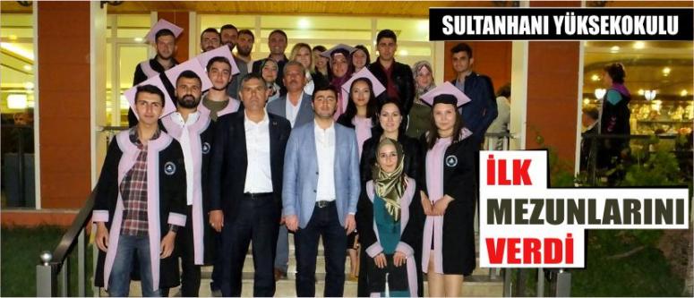 Sultanhanı Yüksekokulu İlk Mezunlarını Verdi