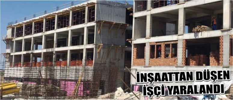 İnşaattan Düşen İşçi Yaralandı