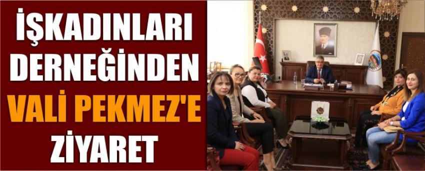 İşkadınları Derneğinden Vali Pekmez’e Ziyaret