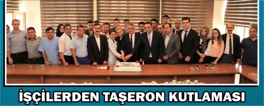 İşçilerden Taşeron Kutlaması