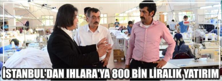 İstanbul’dan Ihlara’ya 800 Bin Liralık Yatırım
