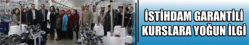 İstihdam Garantili Kurslara Yoğun İlgi