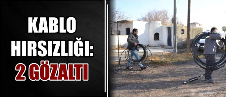 Kablo Hırsızlığı: 2 Gözaltı