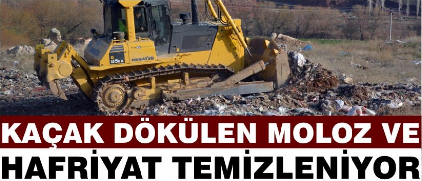 Kaçak Dökülen Moloz Ve Hafriyat Temizleniyor