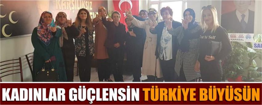 Kadınlar Güçlensin Türkiye Büyüsün