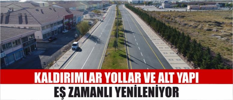 Kaldırımlar Yollar Ve Alt Yapı Eş Zamanlı Yenileniyor