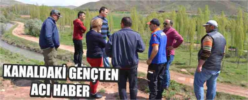 Kanaldaki Gençten Acı Haber