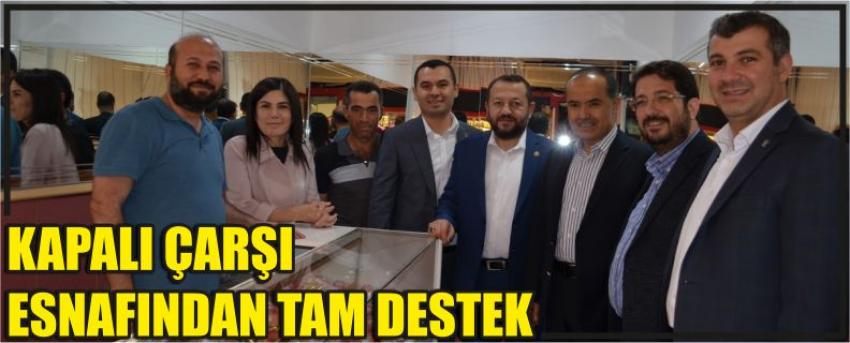 Kapalı Çarşı Esnafından Tam Destek