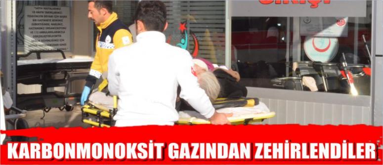 Karbonmonoksit Gazından Zehirlendiler