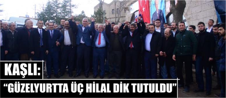 Kaşlı: “Güzelyurtta Üç Hilal Dik Tutuldu”