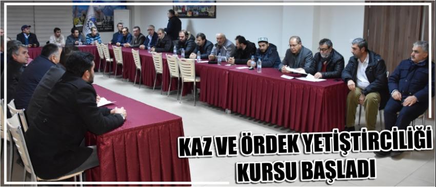 Kaz Ve Ördek Yetiştirciliği Kursu Başladı