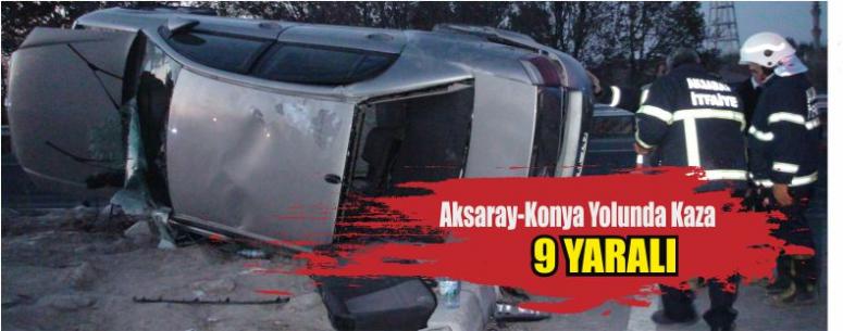 Otomobil Hafif Ticari Araçla Çarpıştı: 9 Yaralı